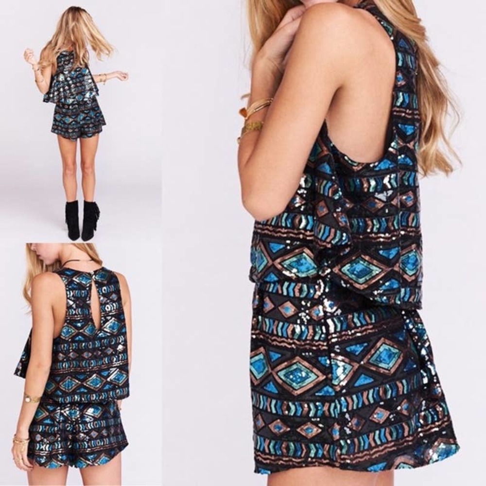 Show Me Your Mumu Sawyer Shorts Sz XS Dark Diam
